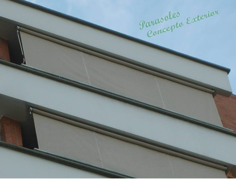 Parasol tipo Vertical con Lona Naicil