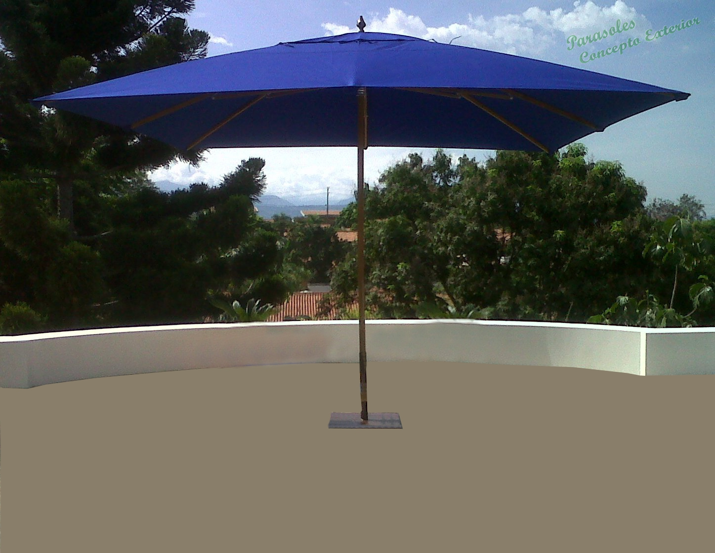 Sombrilla en Teca de 4.00 x 4.00